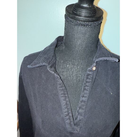 Bit & Bridle Black Embroidered Western Horse Long Sleeve TShirt Womens XL - Picture 6 of 8